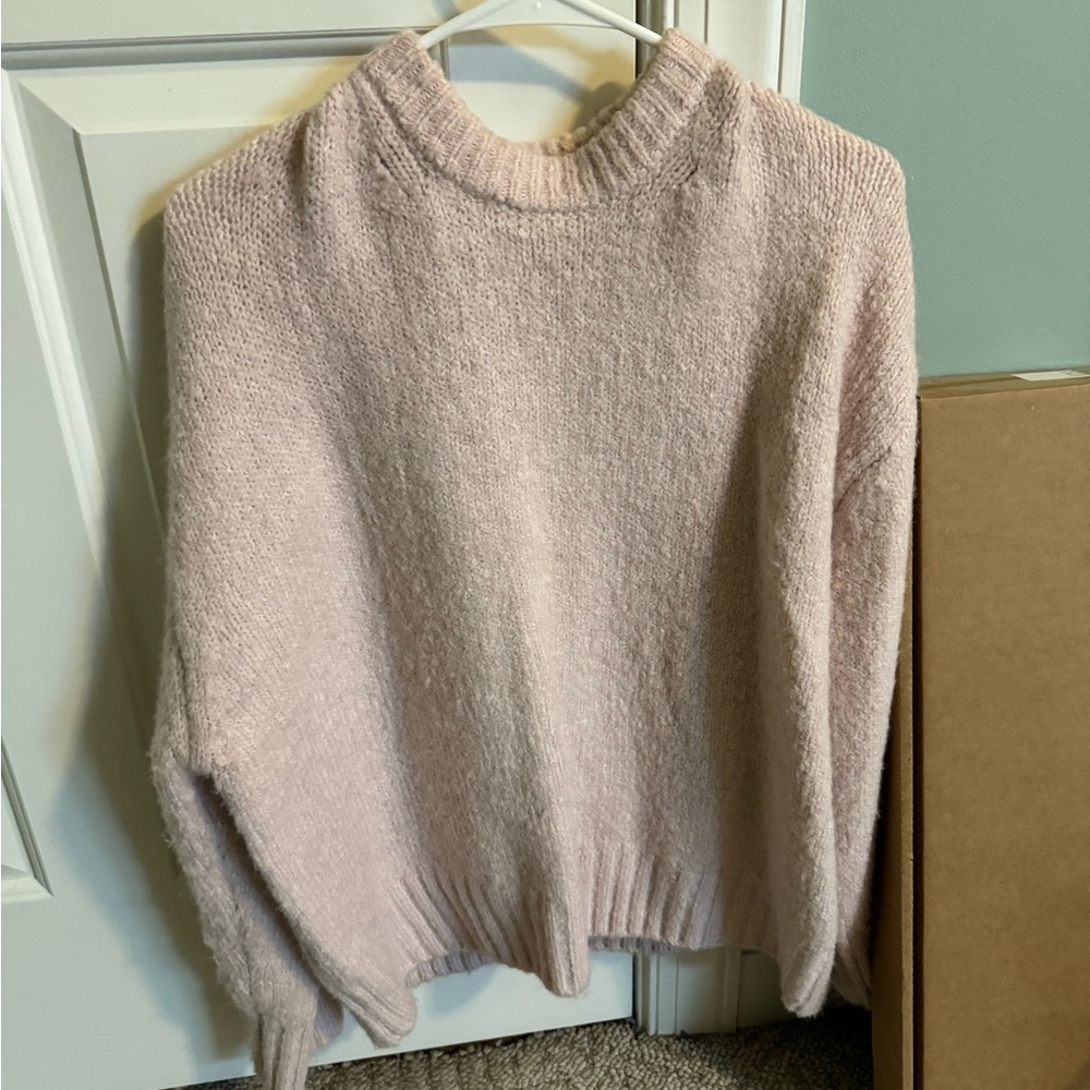 Zara pink oversized sweater